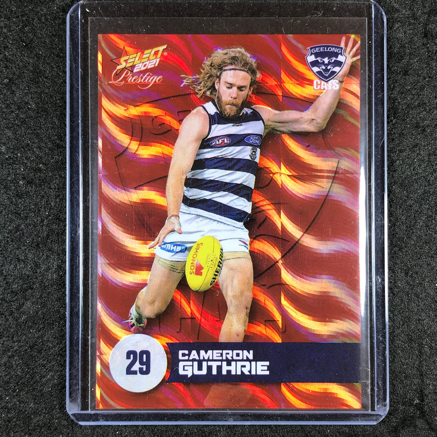 2021 Select AFL Prestige CAMERON GUTHRIE Red 029/210 #58