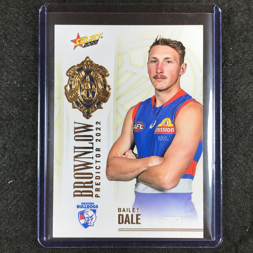 2022 Select AFL Footy Stars BAILEY DALE Brownlow Predictor Gold 040/185 #BPG104