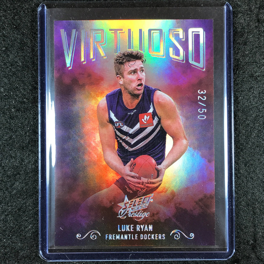 2022 Select AFL Footy Stars Prestige LUKE RYAN Virtuoso Platinum 32/50 #VP6