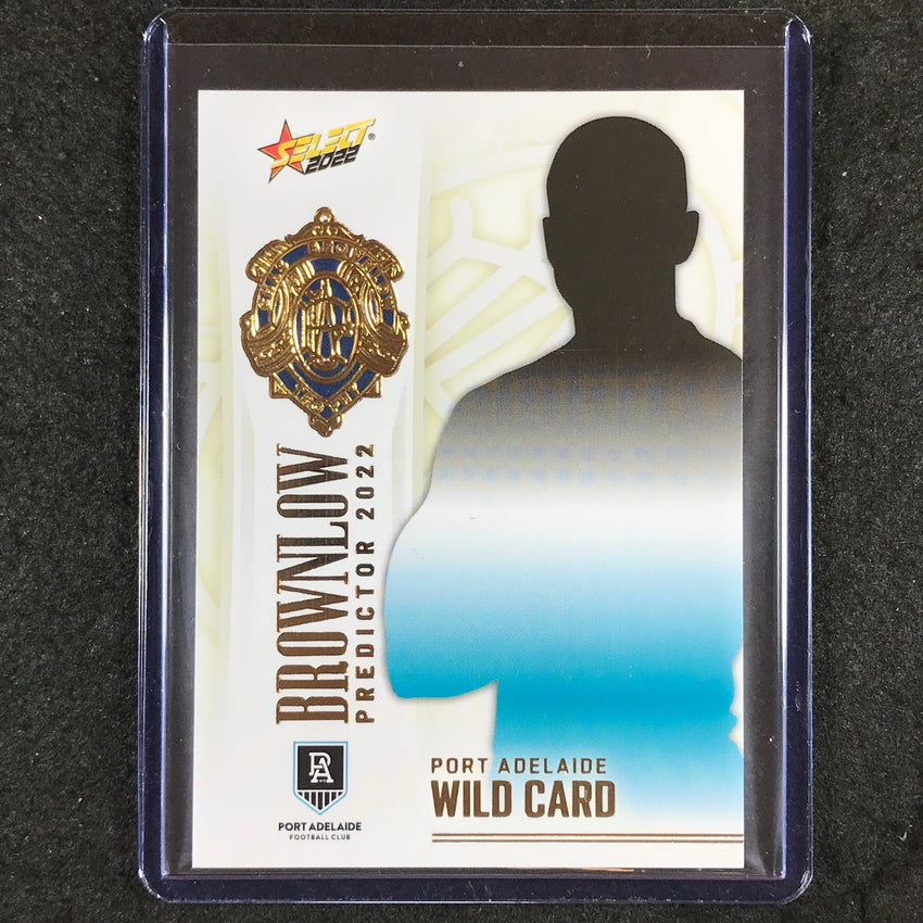 2022 Select Footy Stars PORT ADELAIDE WILD CARD Brownlow Predictor 160/185 #78
