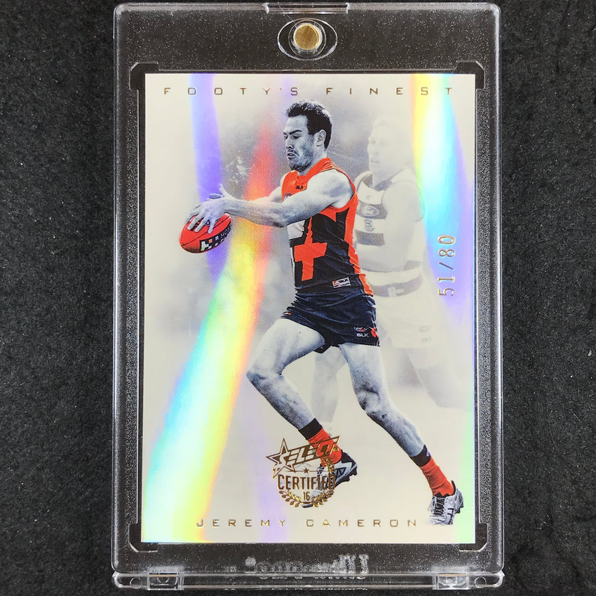 2016 Select AFL Certified JEREMY CAMERON Footy's Finest 51/80 #FF6