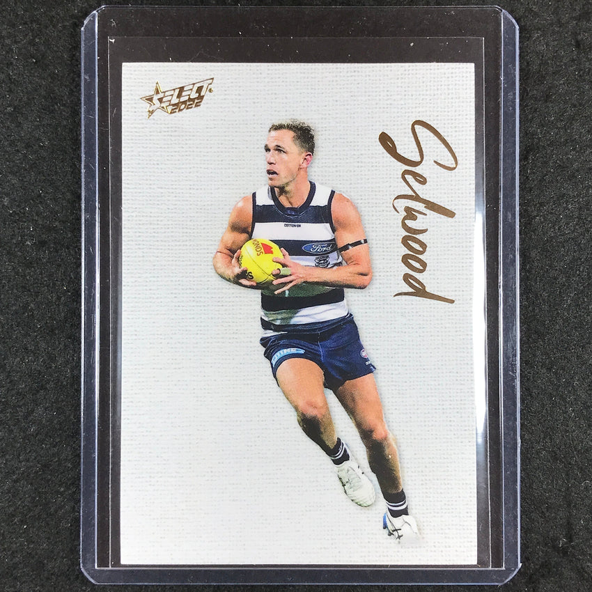 2022 Select AFL Footy Stars JOEL SELWOOD Blank Canvas 014/250 #BC75
