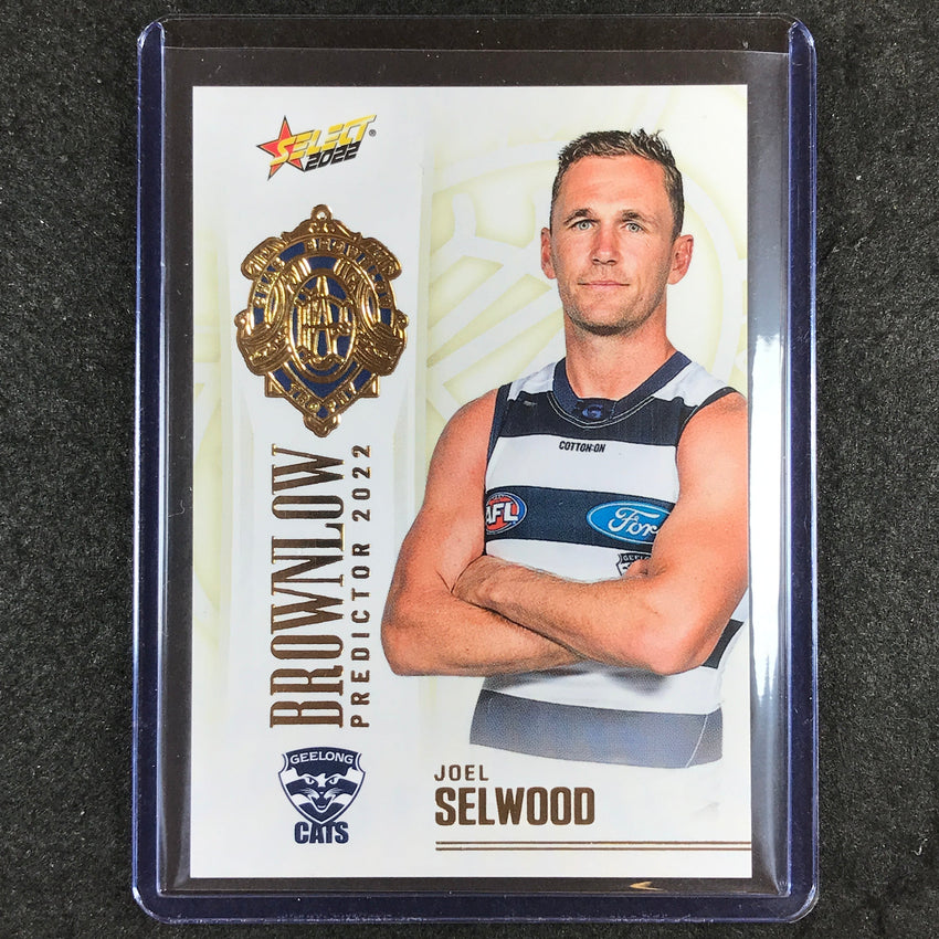 2022 Select AFL Footy Stars JOEL SELWOOD Brownlow Predictor Gold 172/185 #BPG41