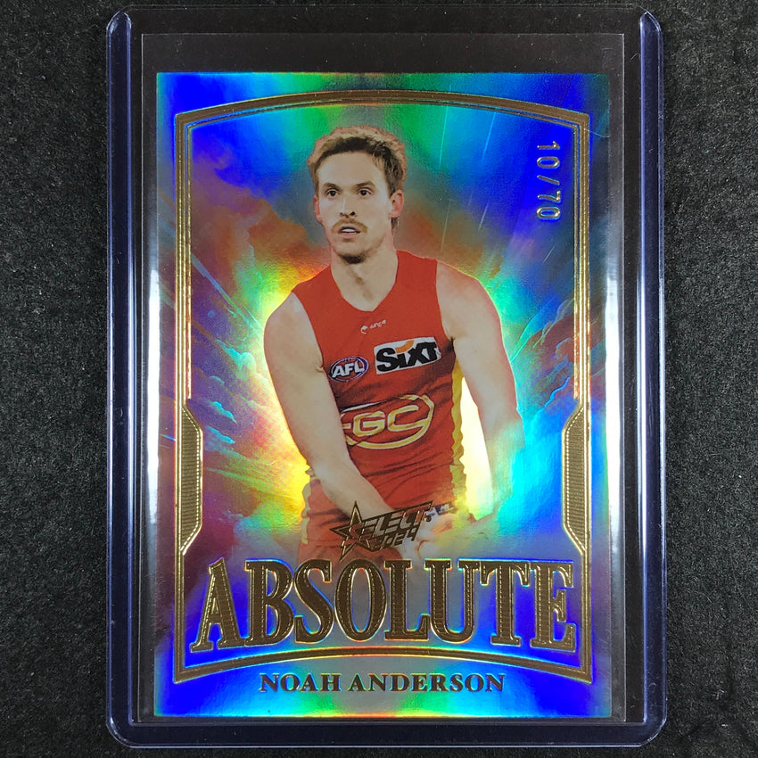 2024 Select AFL Footy Stars NOAH ANDERSON Absolute 10/70 #A41