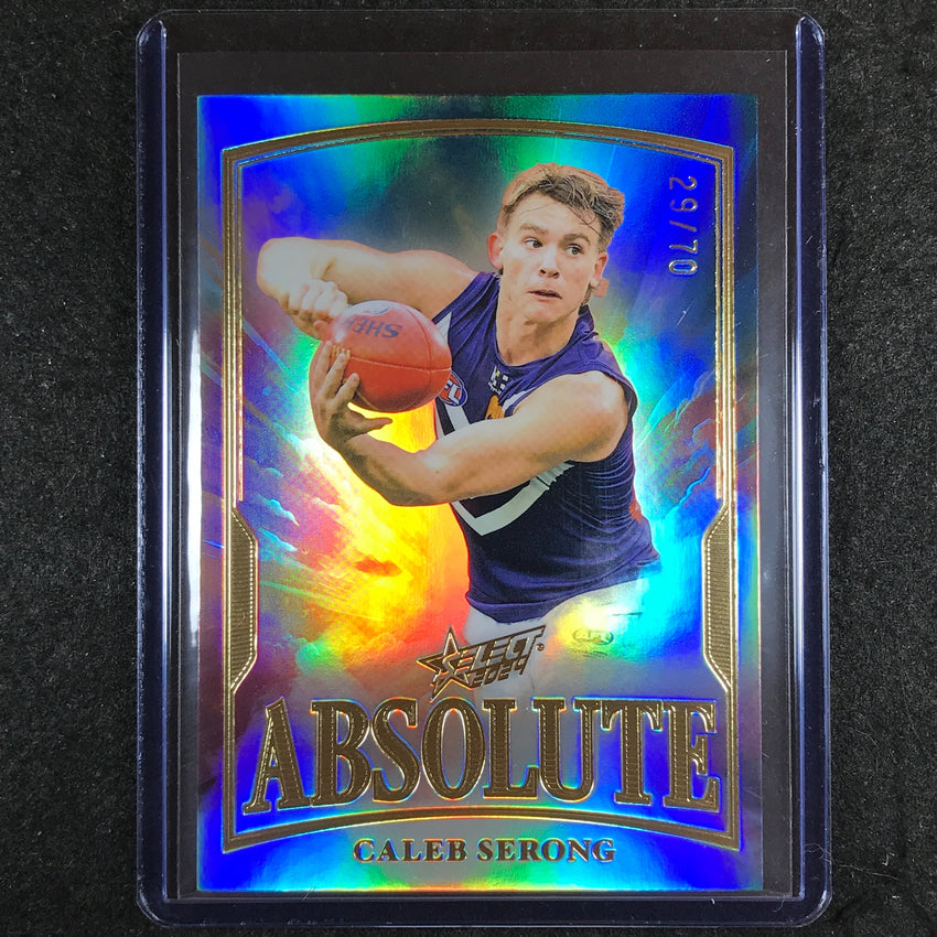 2024 Select AFL Footy Stars CALEB SERONG Absolute 29/70 #A30