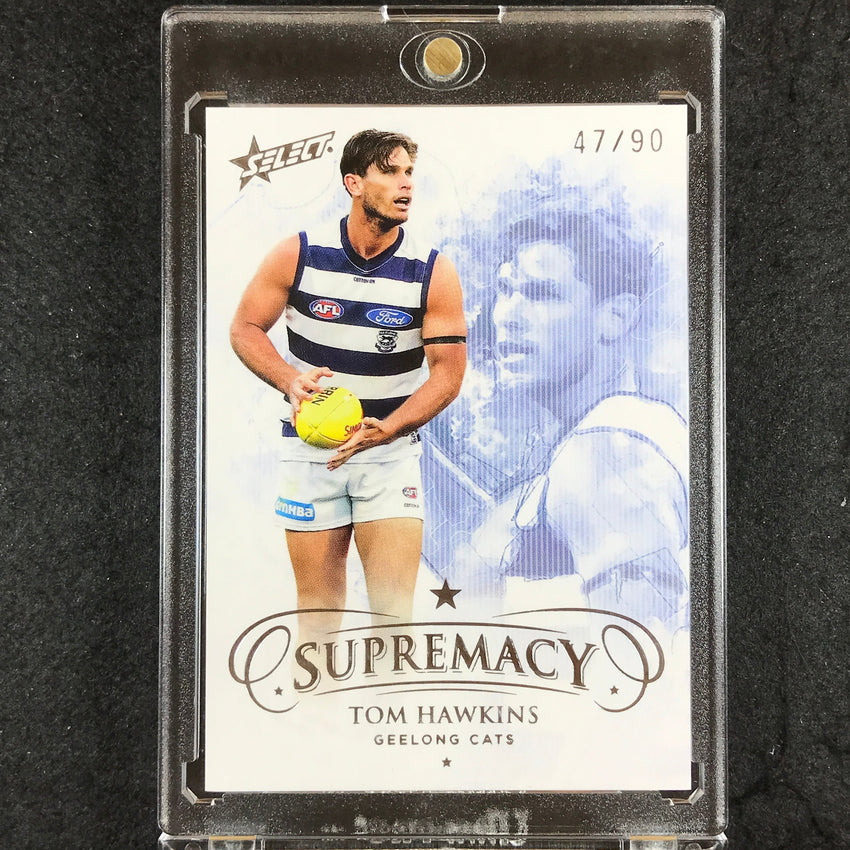 2019 Select AFL Supremacy TOM HAWKINS Base Silver 47/90 #40