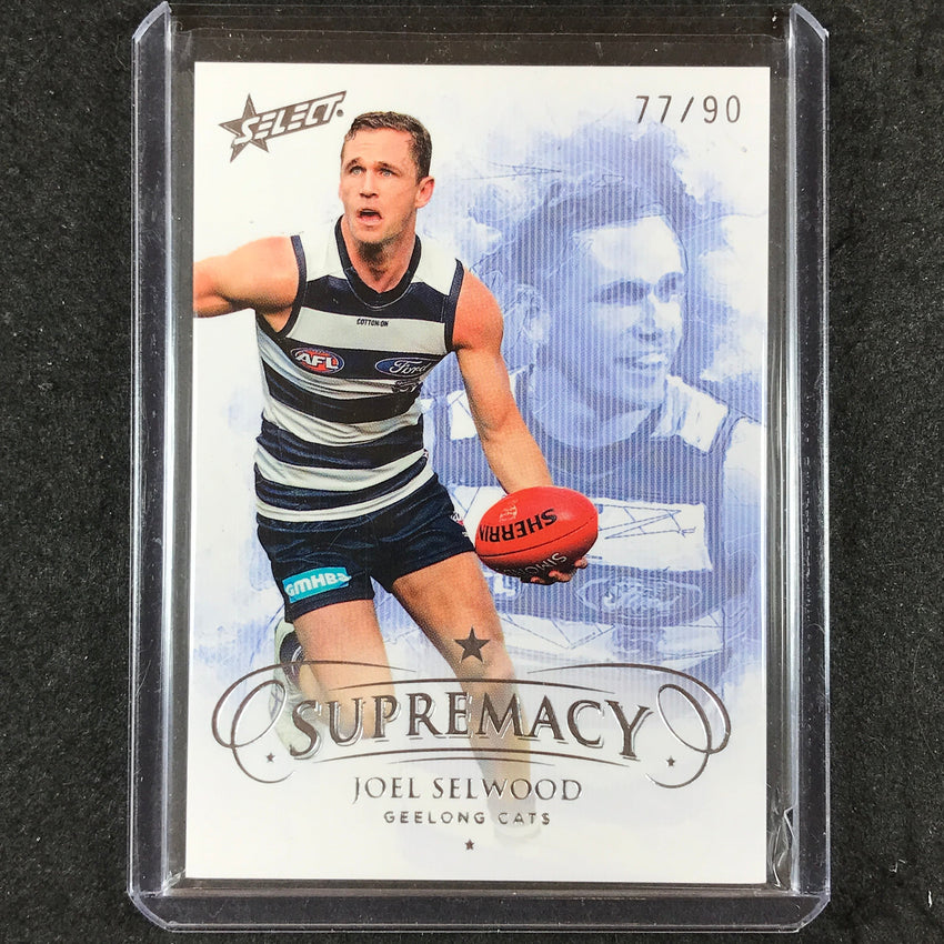 2019 Select AFL Supremacy JOEL SELWOOD Base Silver 77/90 #41