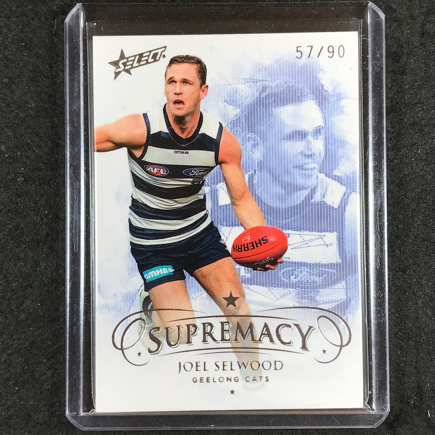 2019 Select AFL Supremacy JOEL SELWOOD Base Silver 57/90 #41