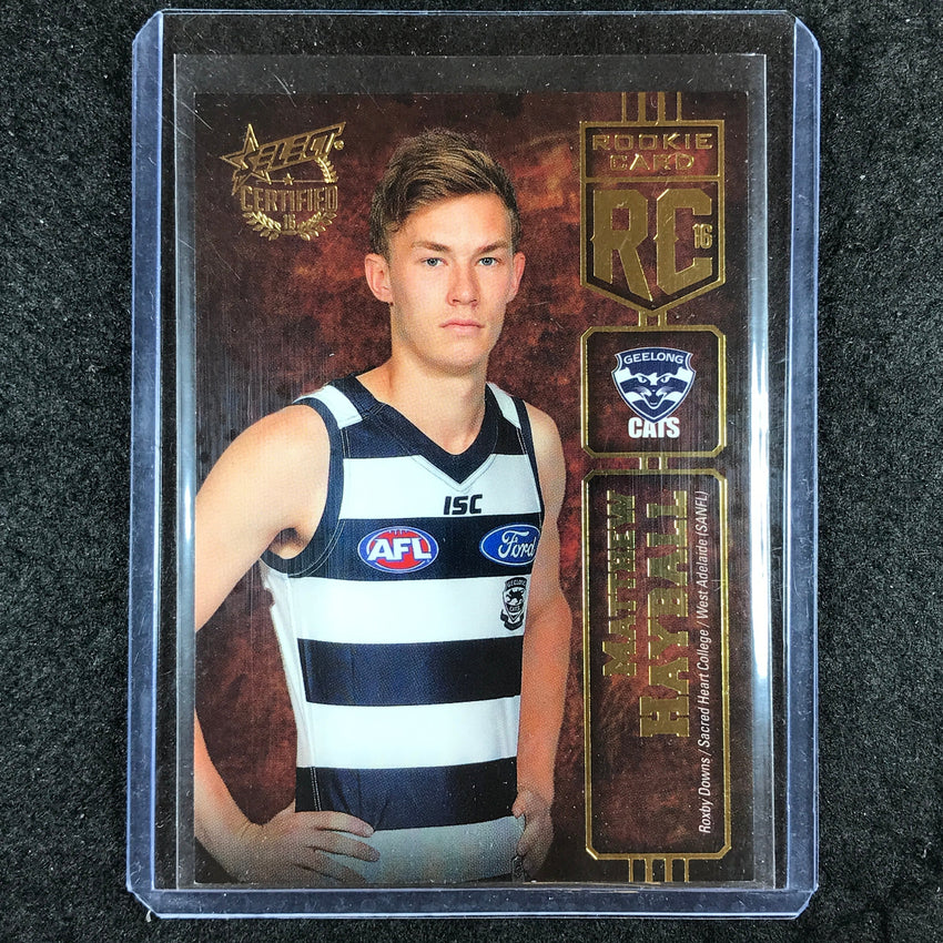 2016 Select AFL Certified MATTHEW HAYBALL Rookie Card 002/240 #RC70