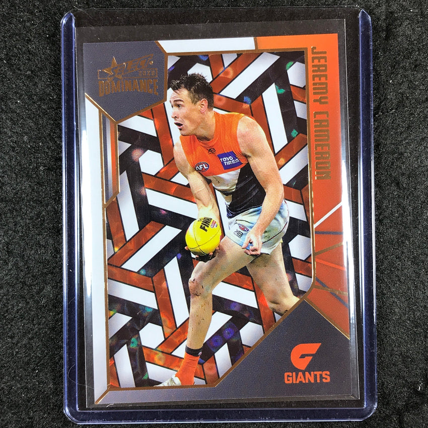 2020 Select AFL Dominance JEREMY CAMERON Holographic Parallel 018/350 #HP88