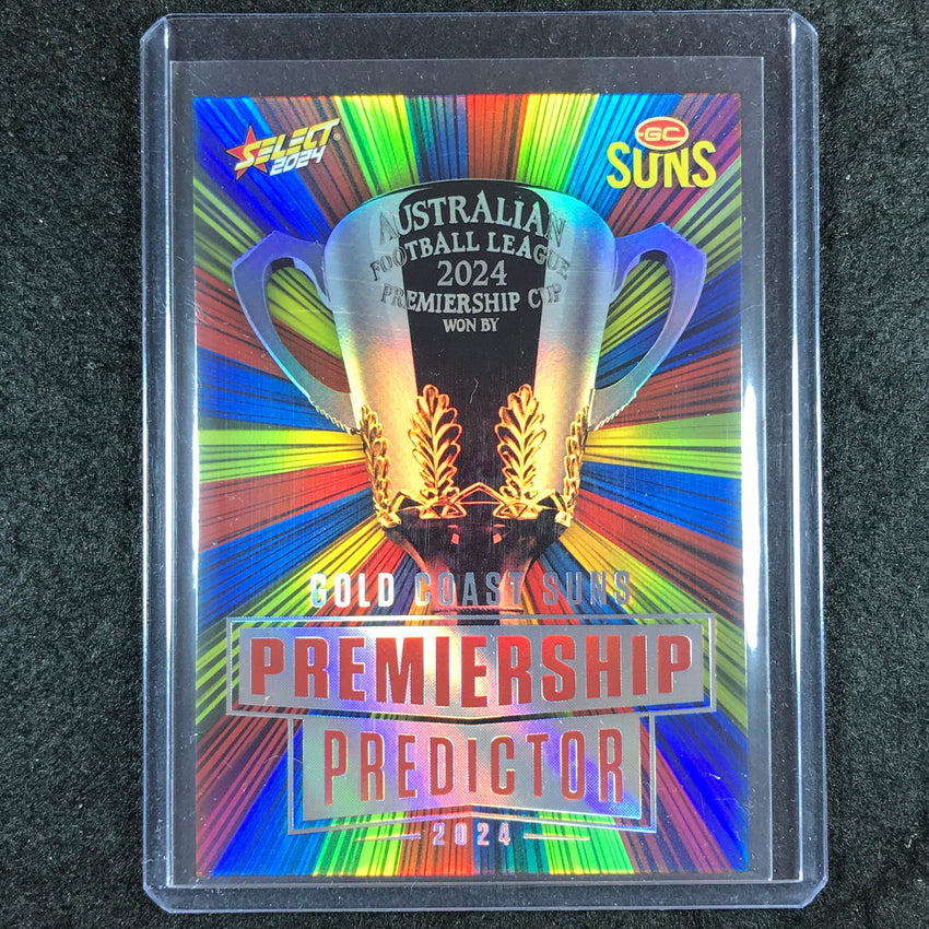 2024 Select AFL Footy Stars GOLD COAST Premiership Predictor Platinum 45/60 #9