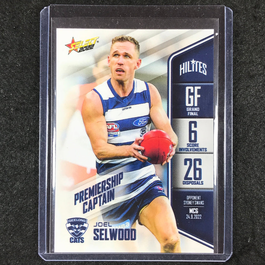 2022 Select AFL JOEL SELWOOD Hilites Premiership Captain 553/639 #SH-GF1