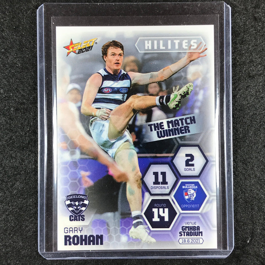 2021 Select AFL GARY ROHAN Hilites The Match Winner 036/228 #SH14