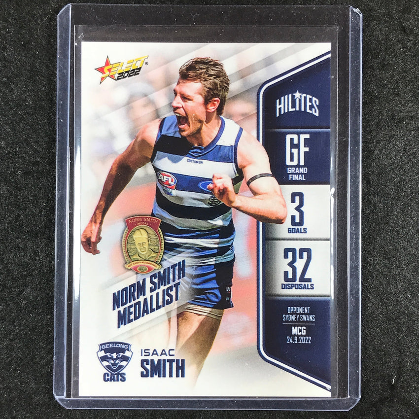 2022 Select AFL ISAAC SMITH Hilites Norm Smith Medallist 125/530 #SH-GF2