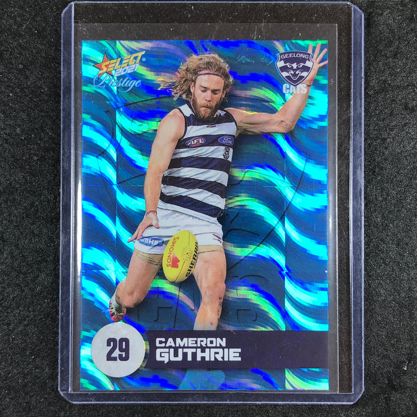 2021 Select AFL Prestige CAMERON GUTHRIE Blue 083/125 #58