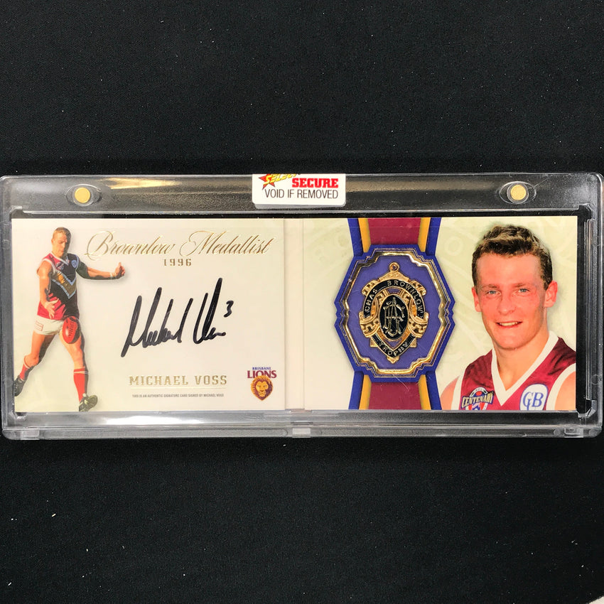 2024 Select AFL Brownlow Medallist MICHAEL VOSS 1996 Signature Booklet 060/150
