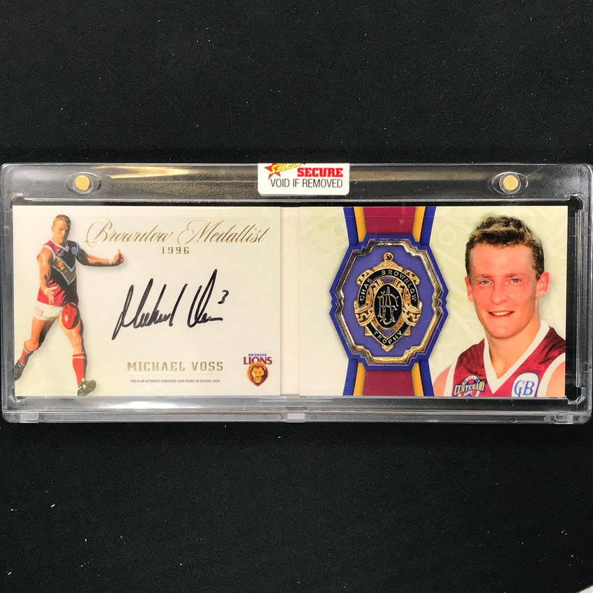 2024 Select AFL Brownlow Medallist MICHAEL VOSS 1996 Signature Booklet 053/150