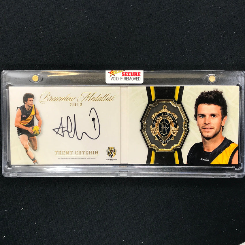 2024 Select AFL Brownlow Medallist TRENT COTCHIN 2012 Signature Booklet 127/150
