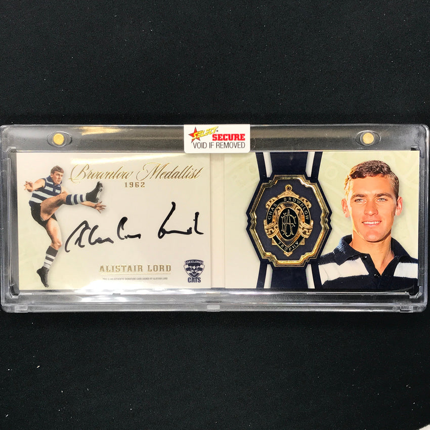 2024 Select AFL Brownlow Medallist ALISTAIR LORD 1962 Signature Booklet 102/150