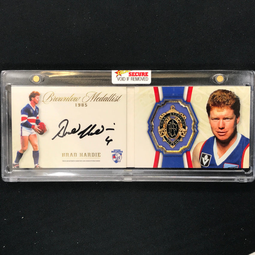 2024 Select AFL Brownlow Medallist BRAD HARDIE 1990 Signature Booklet 067/150