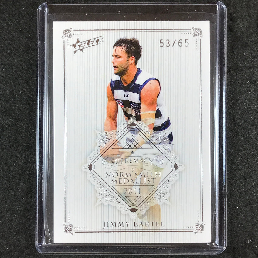 2019 Select AFL Supremacy JIMMY BARTEL 2011 Norm Smith Medallist 53/65 #NSM32