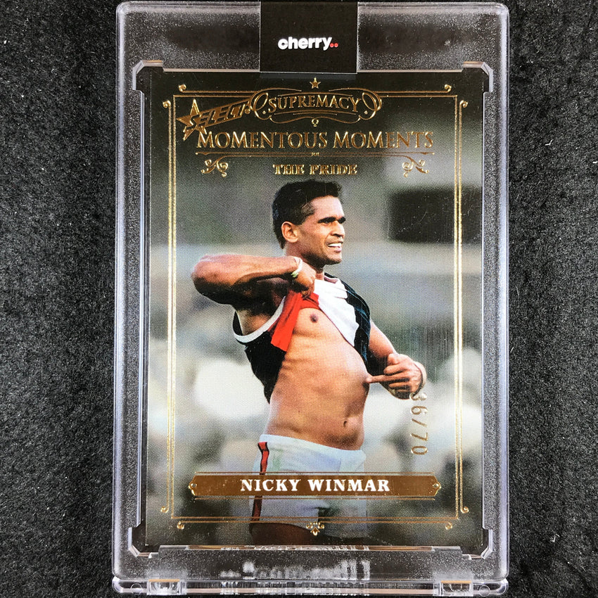 2021 Select AFL Supremacy NICKY WINMAR Momentous Moments The Pride 36/70 #MM16