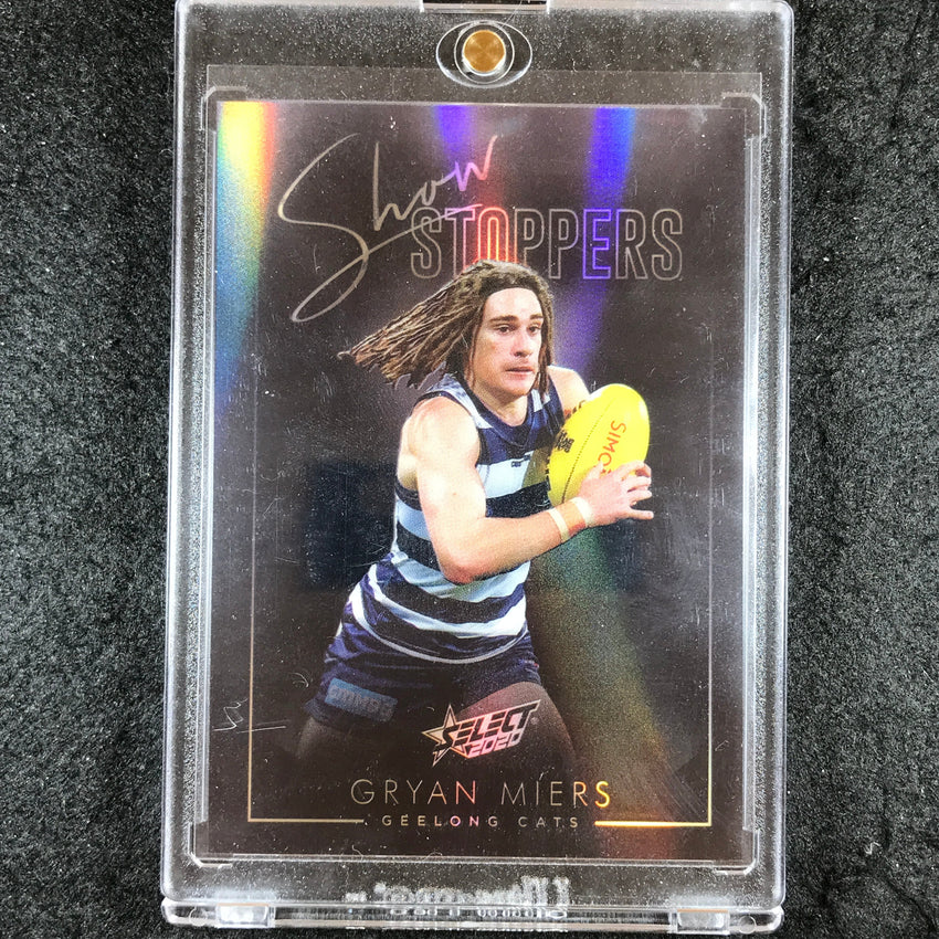 2020 Select AFL Footy Stars GRYAN MIERS Show Stoppers Silver 034/70 #SSS7