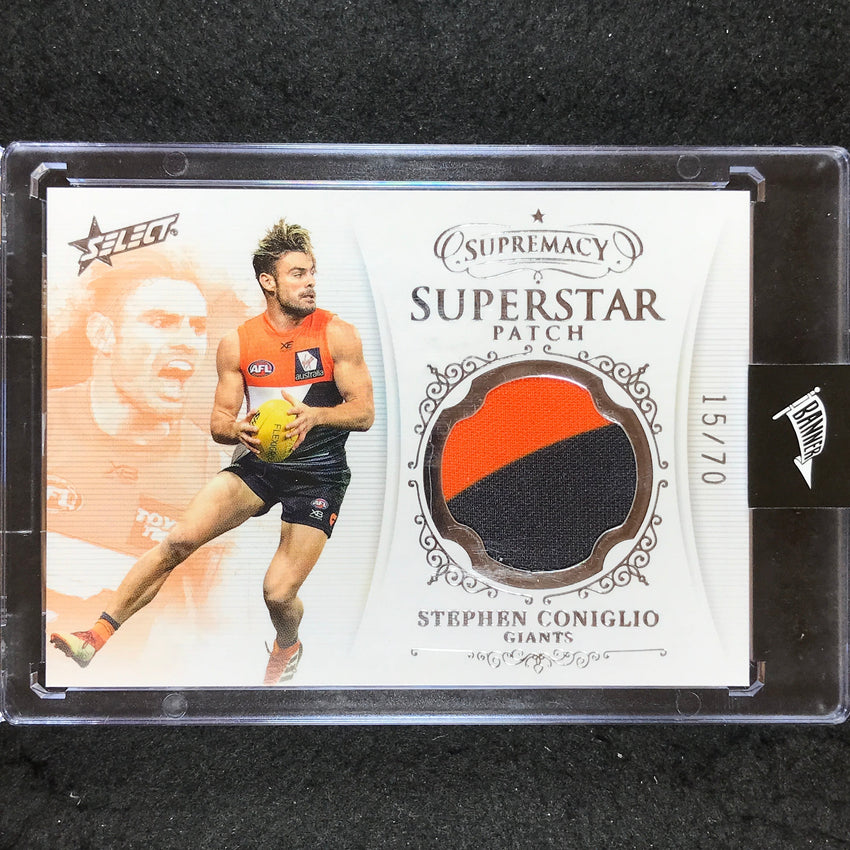 2021 Select AFL Supremacy STEPHEN CONIGLIO Superstar Patch 15/70 #SP8