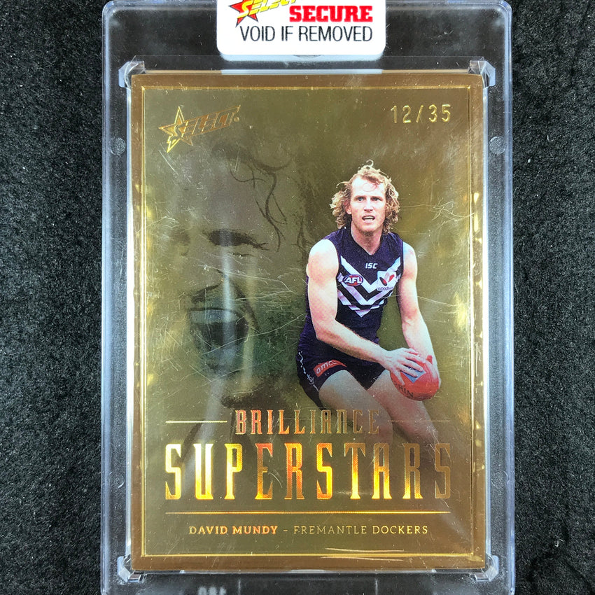 2024 Select AFL Brilliance DAVID MUNDY Superstars Gold 12/35 #SS18