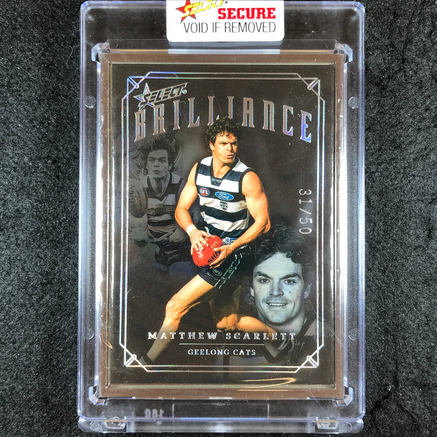 2022 Select AFL Brilliance MATTHEW SCARLETT Brilliance Silver 31/50 #BG25