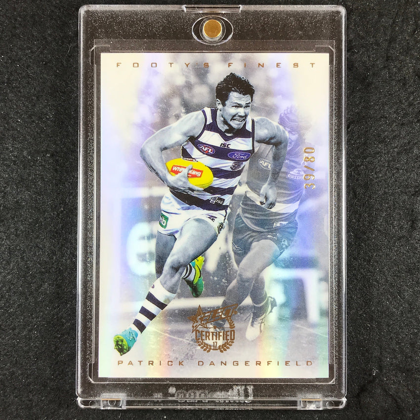 2017 Select AFL Certified PATRICK DANGERFIELD Footy's Finest 39/80 #FF12