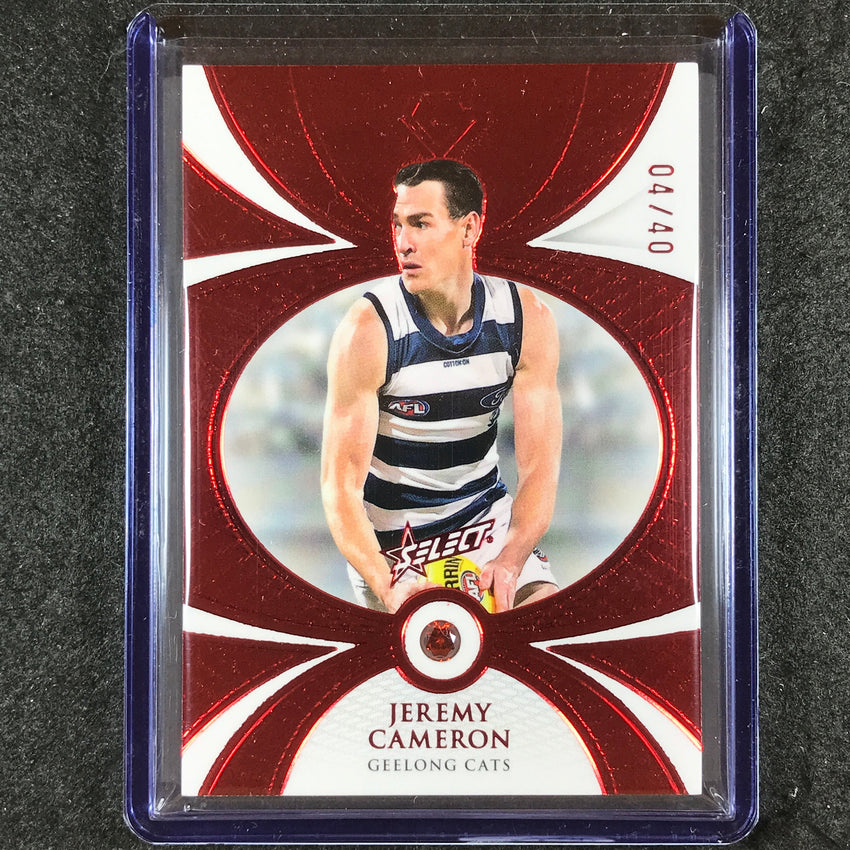 2023 Select AFL Gem JEREMY CAMERON Base Ruby Gem Series 04/40 #GR7