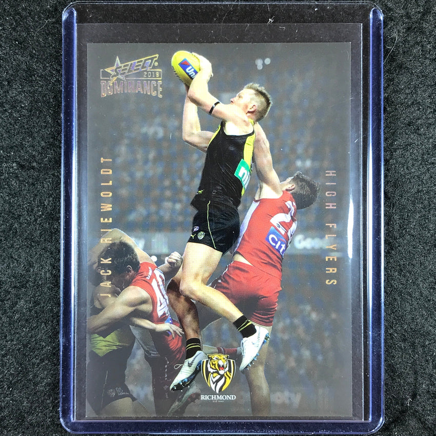 2019 Select AFL Dominance JACK RIEWOLDT High Flyers 54/60 #HF14
