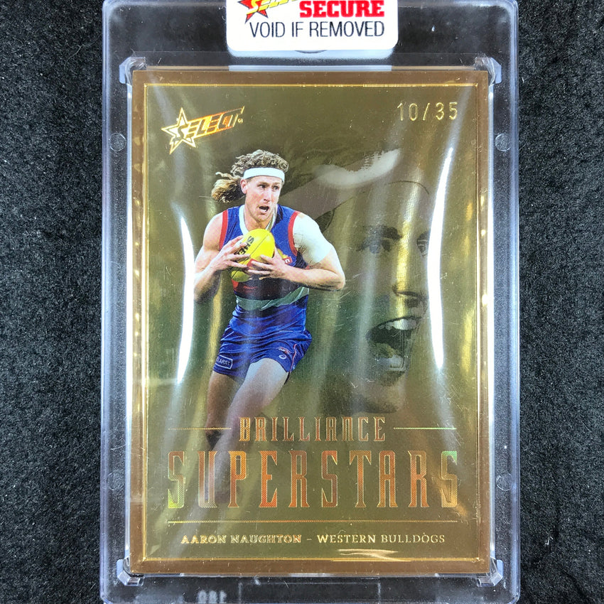 2024 Select AFL Brilliance AARON NAUGHTON Superstars Gold 10/35 #SS52