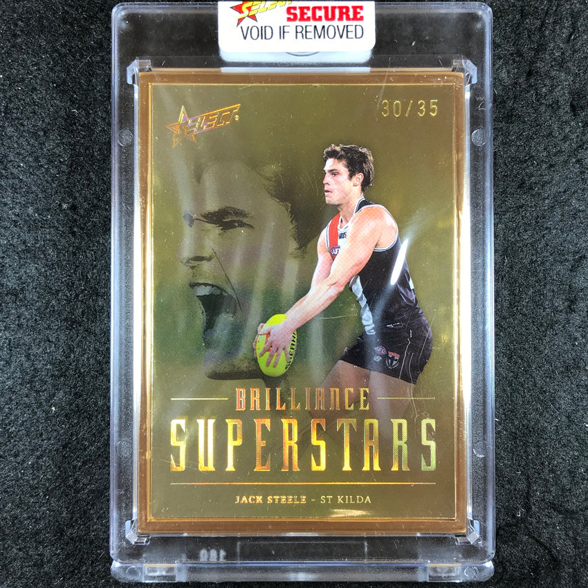 2024 Select AFL Brilliance JACK STEELE Superstars Gold 30/35 #SS44