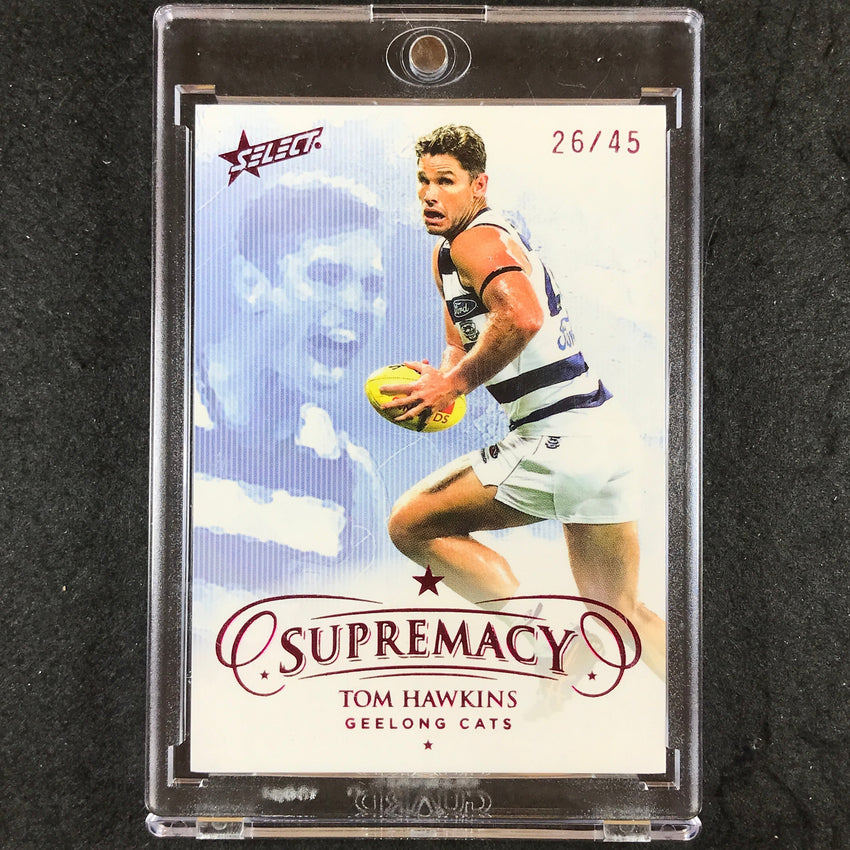 2021 Select AFL Supremacy TOM HAWKINS Base Red 26/45 #40