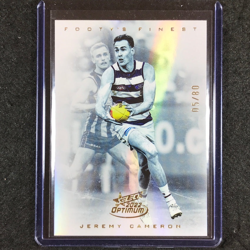 2022 Select AFL Optimum JEREMY CAMERON Footy's Finest 05/80 #FF7
