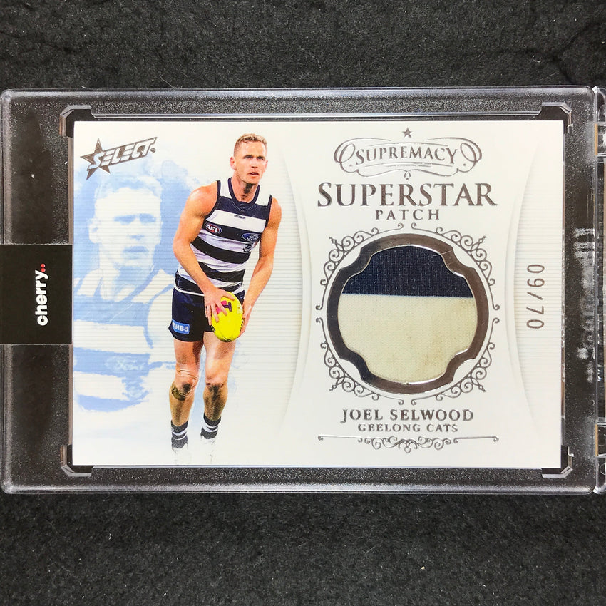 2021 Select AFL Supremacy JOEL SELWOOD Superstar Patch 09/70 #SP7