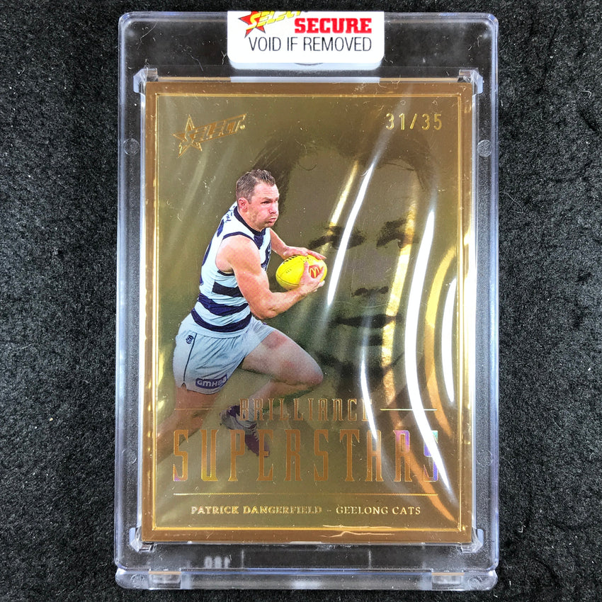 2024 Select AFL Brilliance PATRICK DANGERFIELD Superstars Gold 31/35 #SS19