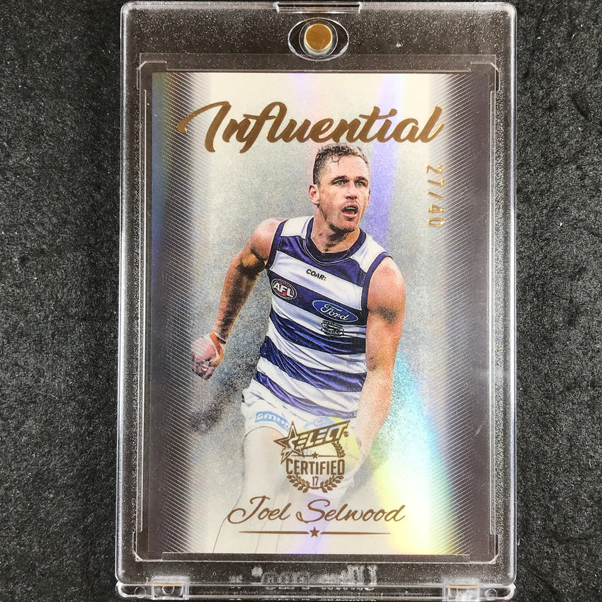 2017 Select AFL Certified JOEL SELWOOD Influential 27/40 #IC7
