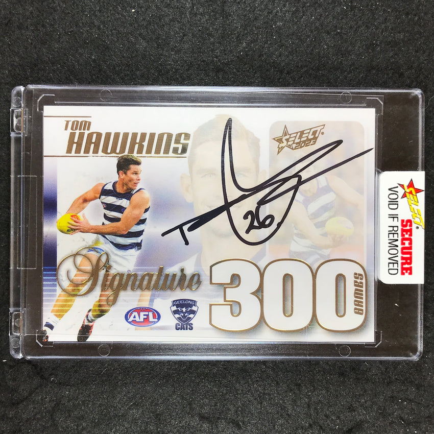 2023 Select TOM HAWKINS 300 Games Signature Case Card 26/50 #CC91S