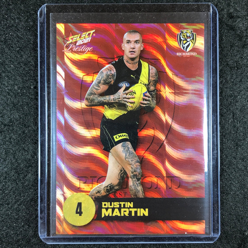 2021 Select AFL Prestige DUSTIN MARTIN Red 048/210 #124