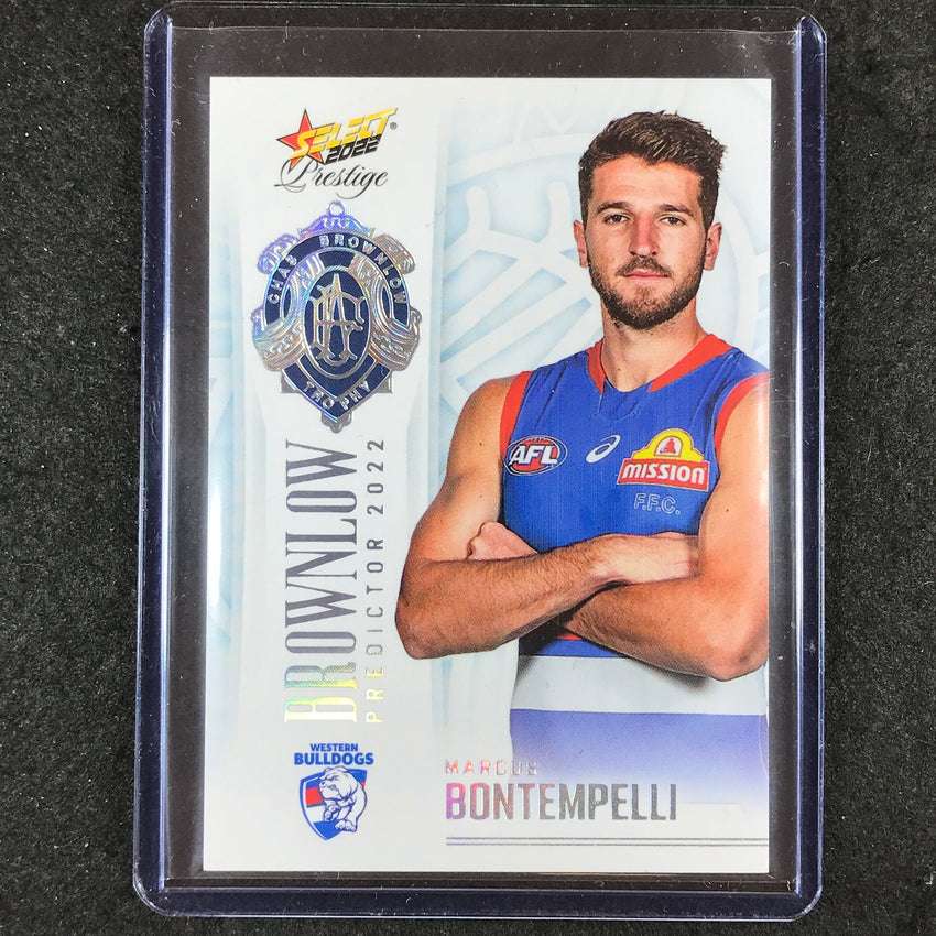 2022 Select Footy Stars Prestige BONTEMPELLI Brownlow Predictor Platinum 50/60