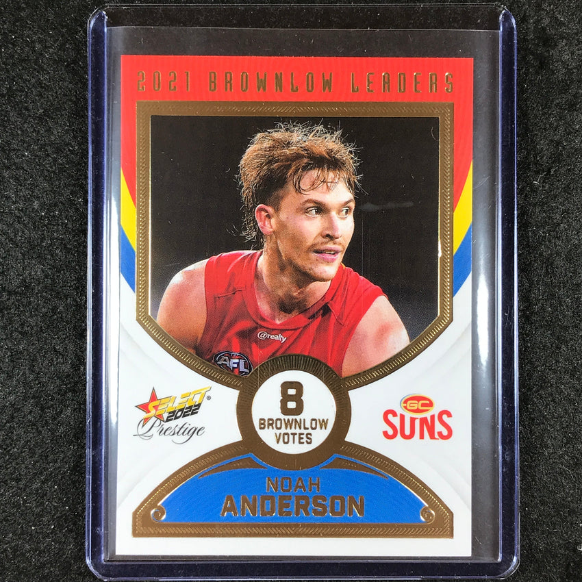 2022 Select AFL Footy Stars NOAH ANDERSON 2021 Brownlow Leaders 09/80 #BL26