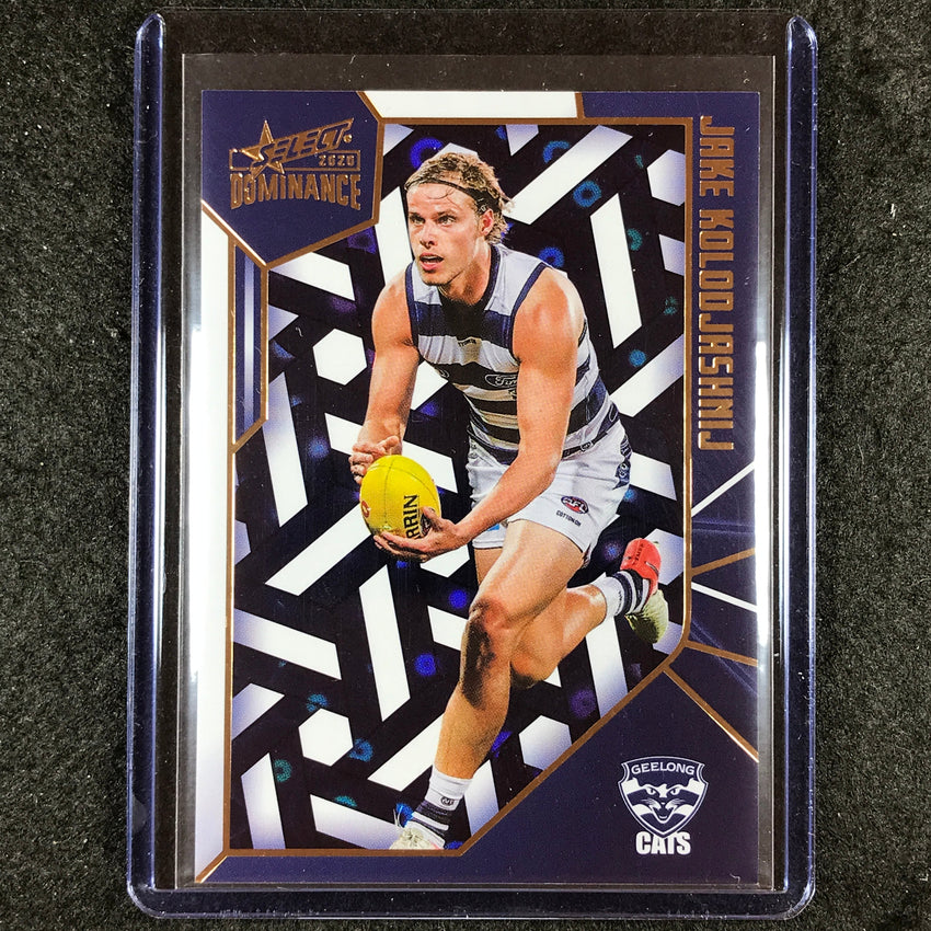 2020 Select AFL Dominance JAKE KOLODJASHNIJ Holographic Parallel 001/350 #HP79