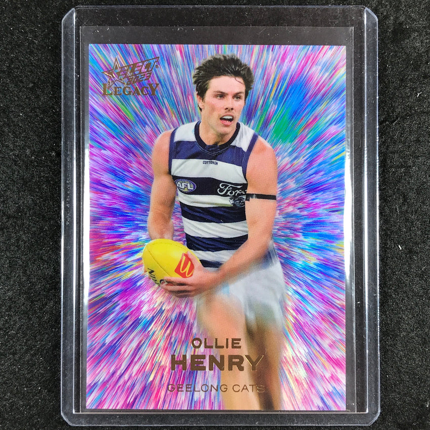 2023 Select AFL Legacy OLLIE HENRY Vortex 01/60 #V61