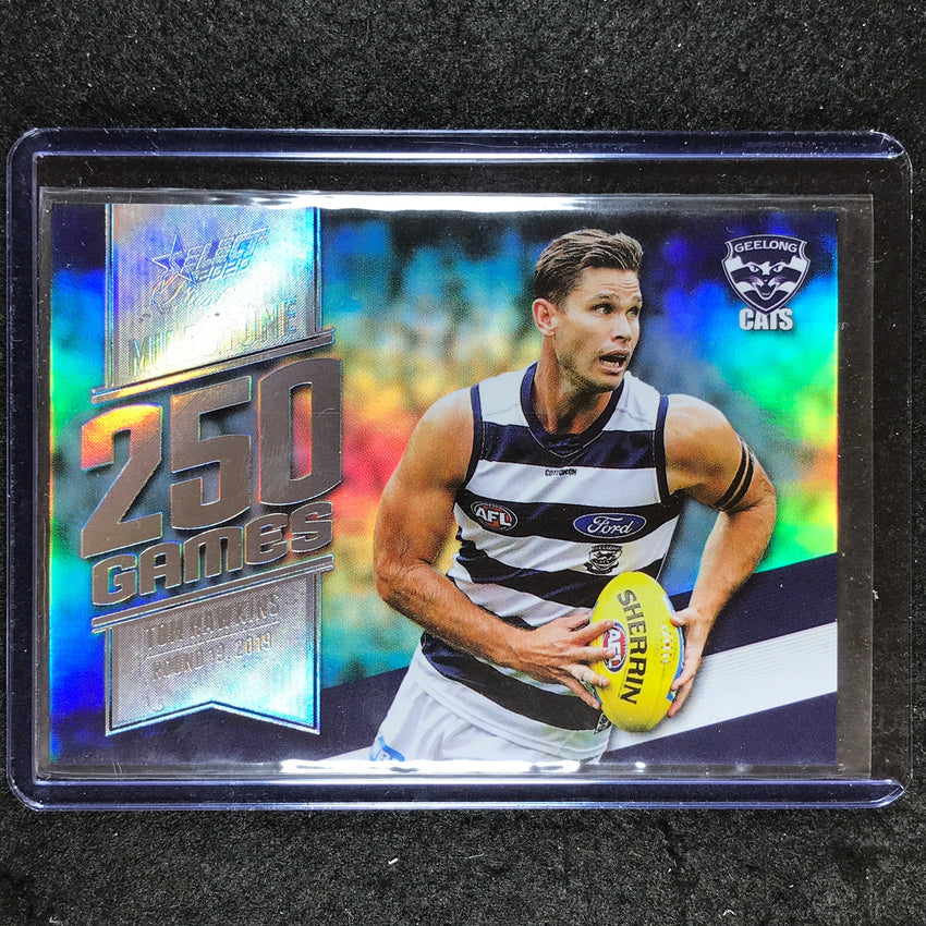 2020 Select AFL Prestige TOM HAWKINS Milestone 250 Games 026/200