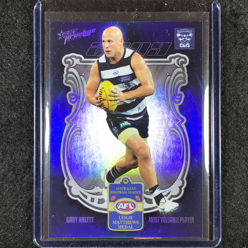 2010 Select AFL Prestige GARY ABLETT JR. 2009 Most Valuable Player MVP #MC5