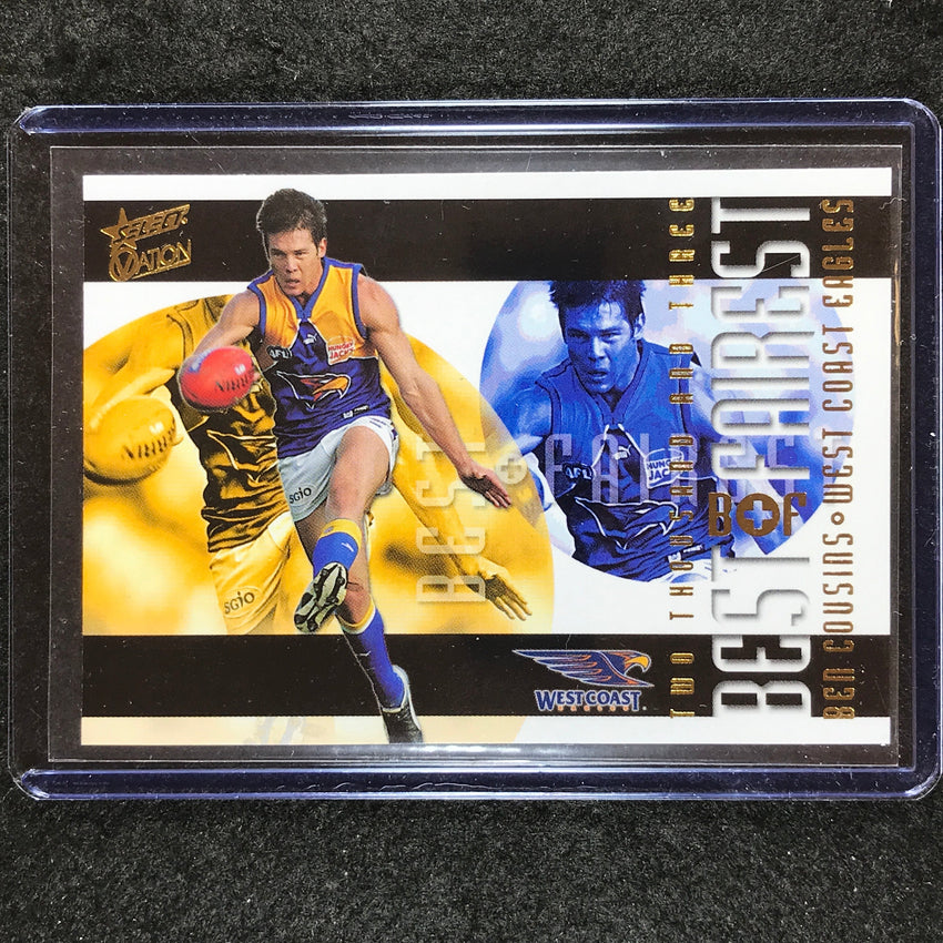2004 Select AFL Ovation BEN COUSINS 2003 Best & Fairest #BF7