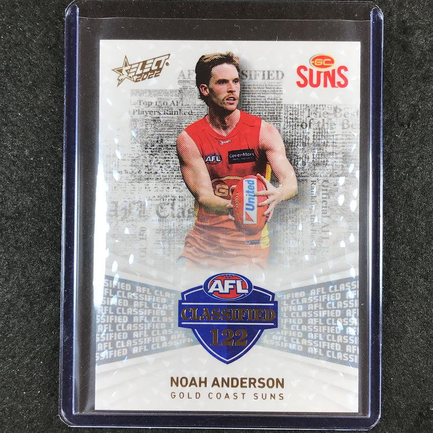 2022 Select AFL Footy Stars NOAH ANDERSON AFL Classified White 005/270 #AC122